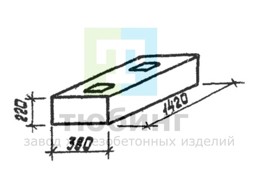 Фундамент МЖ-3-4 по ТП 310-4-1